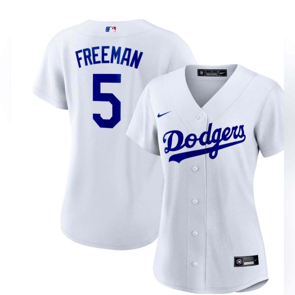 Women's Los Angeles Dodgers Freddie Freeman Nike White Replica Player Jersey
